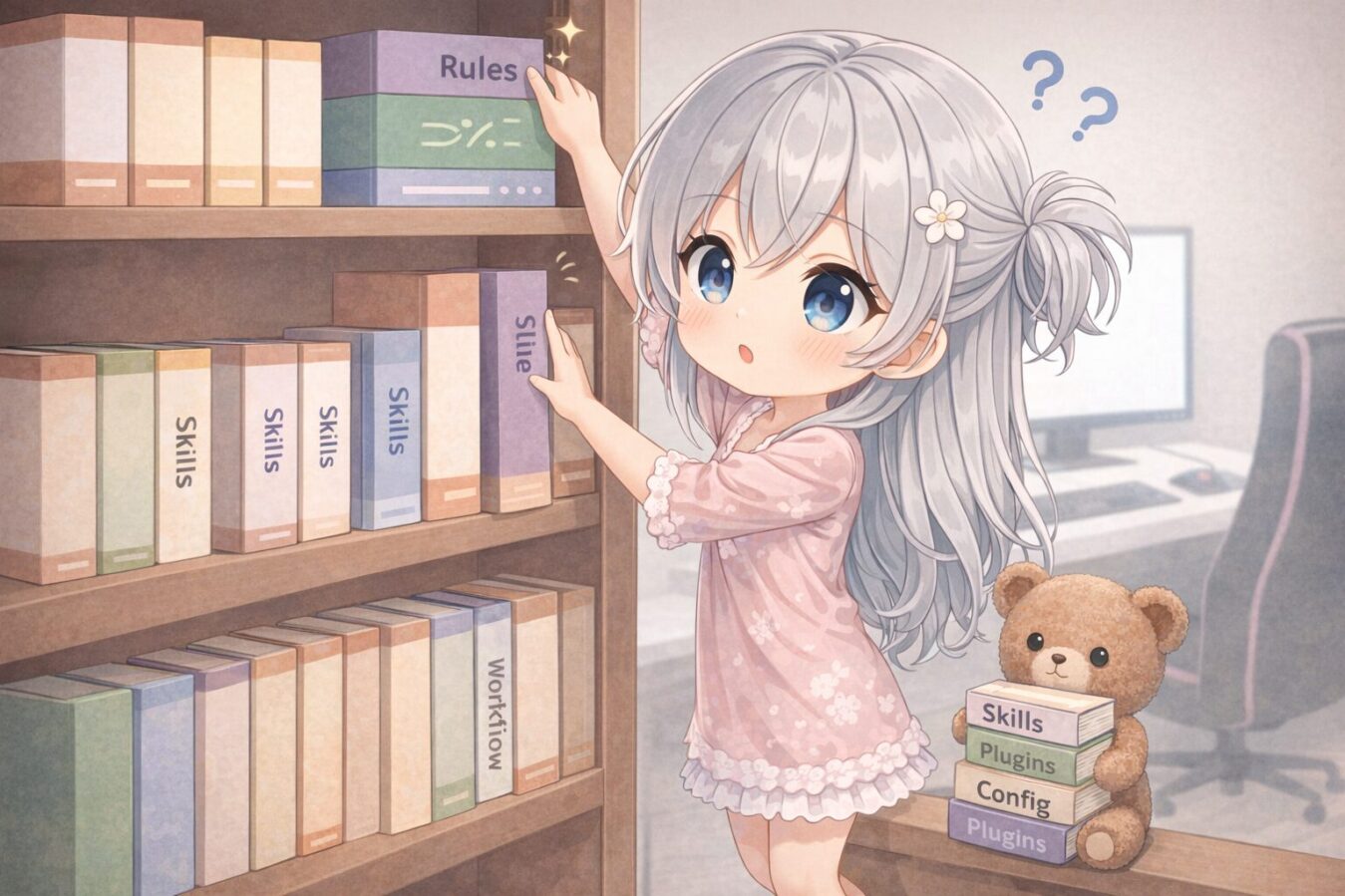 横長のイメージ画像で、GUI Codex 設定が上位指示から順に反映される流れを表すビジュアル。
