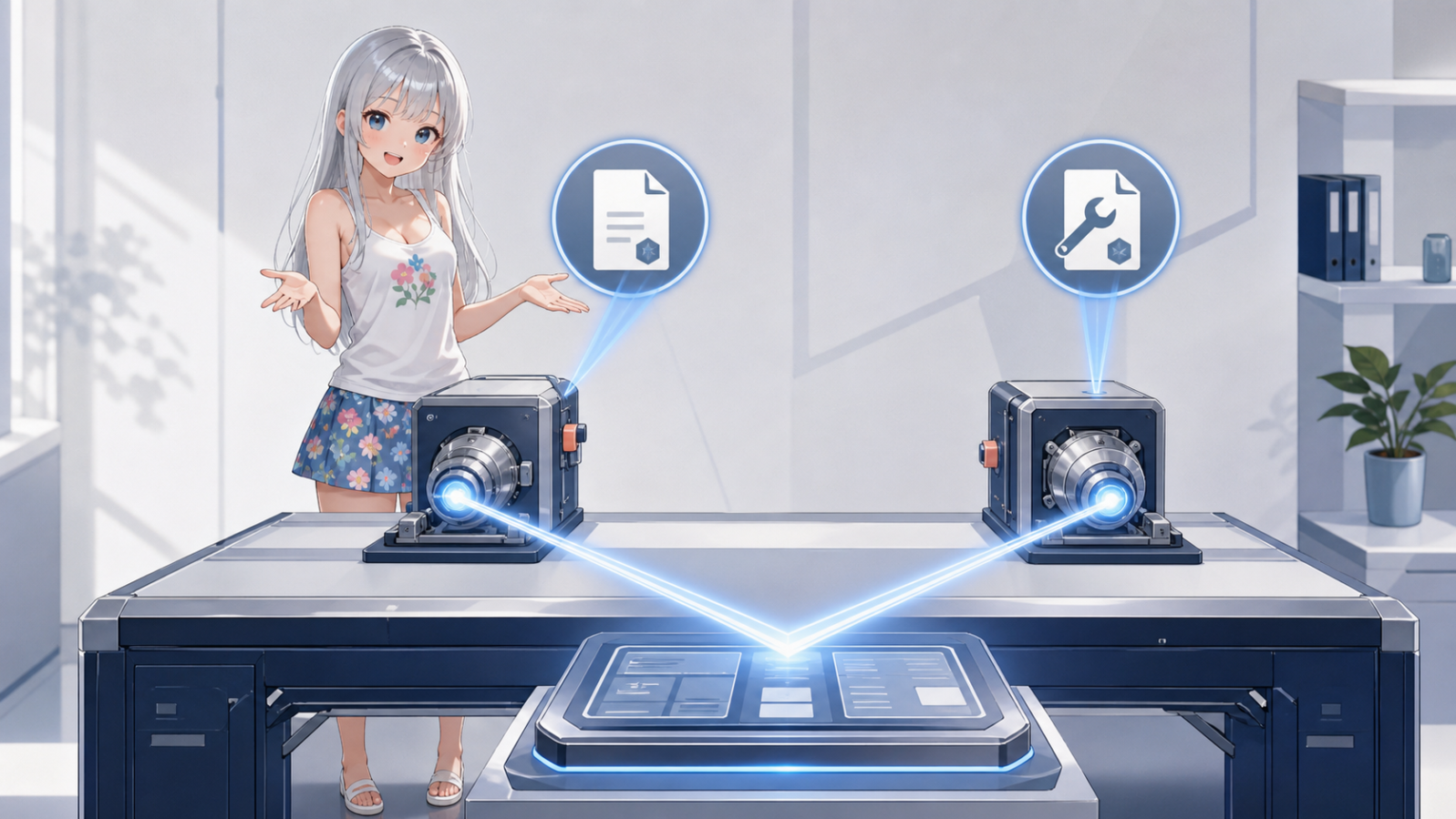 AGENTS.md用とSKILL.md用の二つのclarifierを導入する結論を示すじぴこ