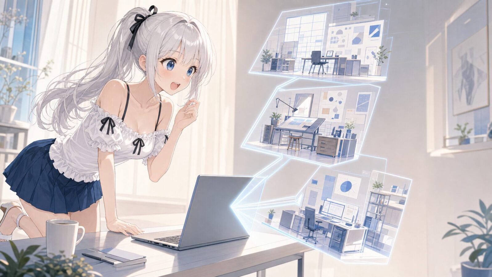 Codexの画面に複数の別タスクが現れて驚くじぴこ