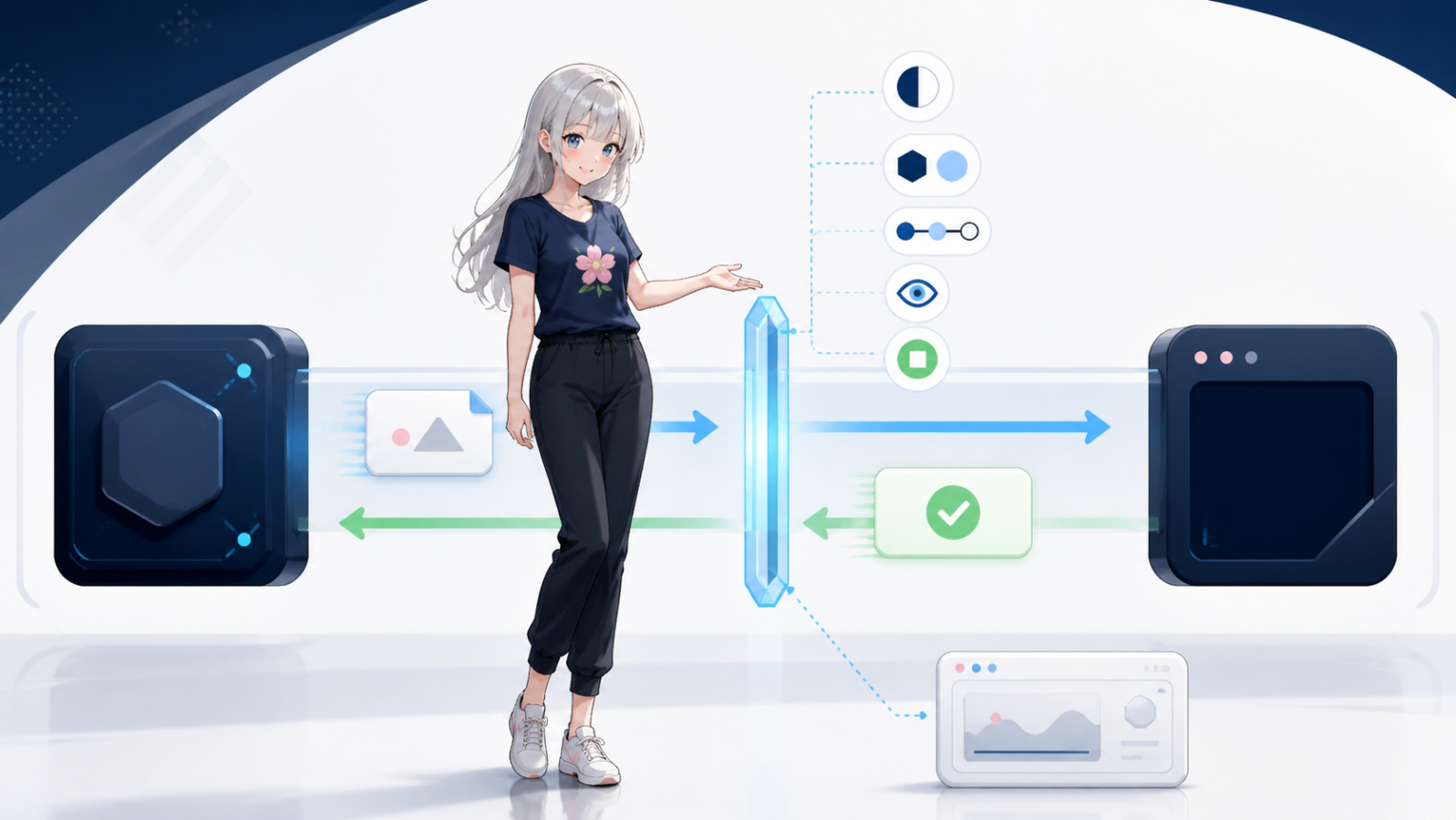親taskとCLI workerの実行境界を案内するじぴこ