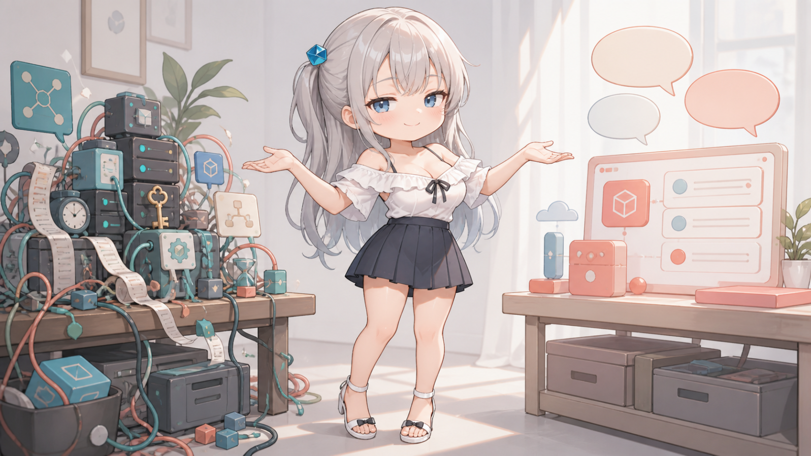 自作VPSエージェントの配線と管理サービスを見比べてニヤリとするちびじぴこ